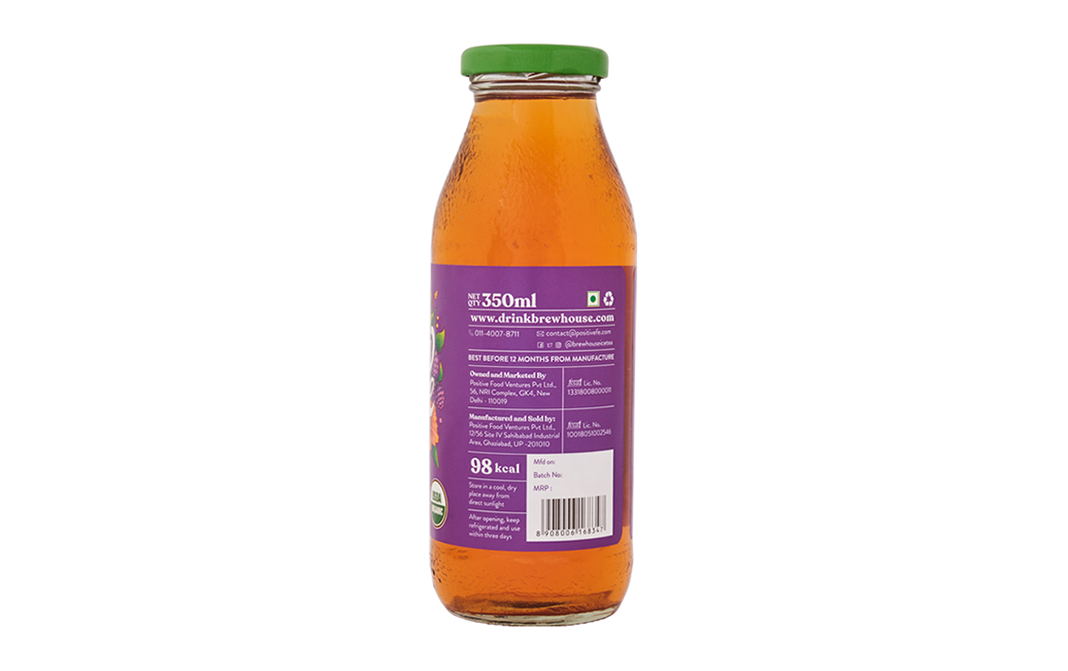 Brewhouse Forest Berry Flavoured Ice Tea   Glass Bottle  350 millilitre